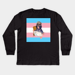 ratatouille trans rights Kids Long Sleeve T-Shirt